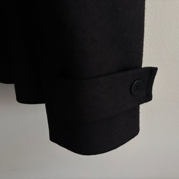 $495 Icebreaker Pure Plus 380 Merino Wool Button up Black Coat/ Jacket — Large - Picture 5 of 16